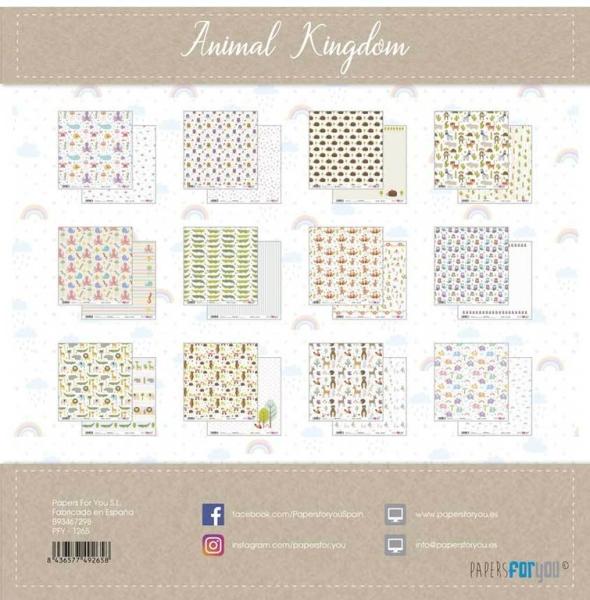 Papers For You 12x12 Paper Pad Animal Kingdom #1265