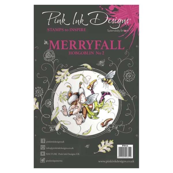Pink Ink Designs Clear Stamp Set Merryfall #016