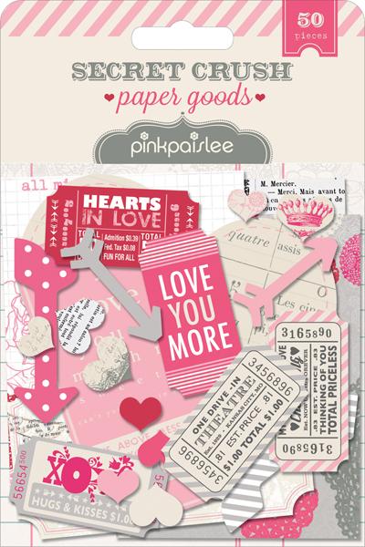 Pink Paislee Secret Crush Paper Goods