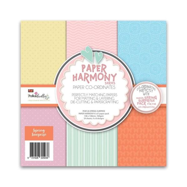 Polkadoodles 6x6 Paper Pack Paper Harmony #8126