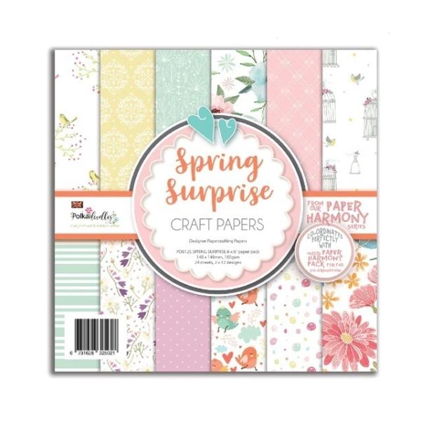 Polkadoodles 6x6 Paper Pack Spring Surprise #8125