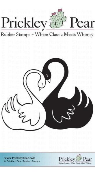 Prickley Pear Stamp Lg Love Swan