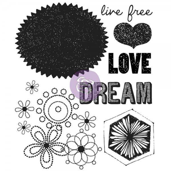 Prima Marketing Clear Stamp Love, Dream