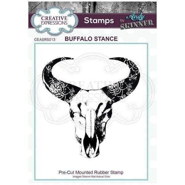 Rubber Stamp Buffalo Stance by Andy Skinner #13