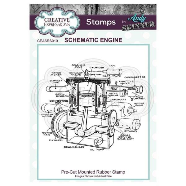 Rubber Stamp Schematic Engine by Andy Skinner #19