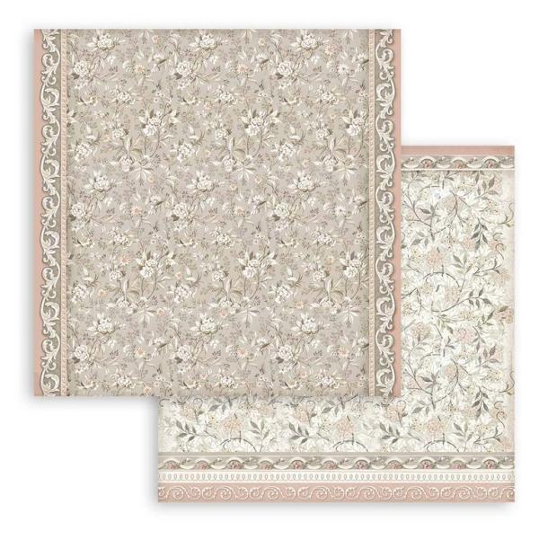 Stamperia 12x12 Paper Pad Maxi Background You and Me SBBL114