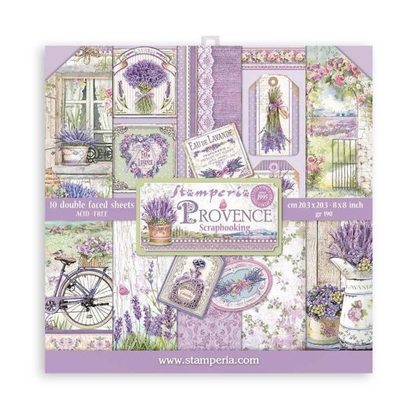Stamperia 8x8 Paper Pad Provence SBBS53