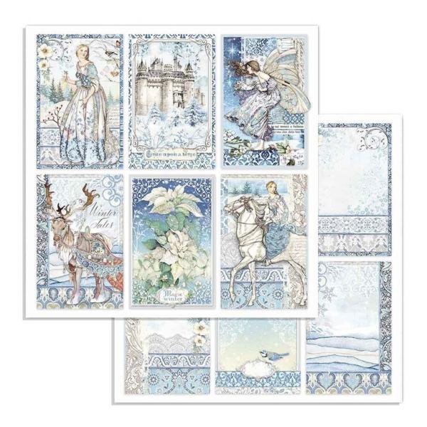 Stamperia 6x6 Paper Pad Winter Tales #SBBXS04