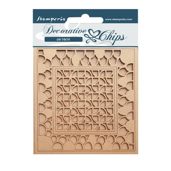Stamperia Decorative Chips Bauhaus Pattern #140