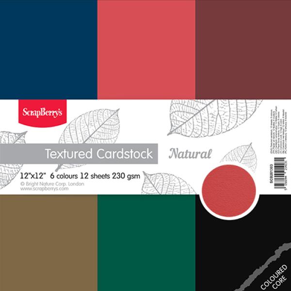 ScrapBerry´s 12x12 Textured Cardstock Natural #303