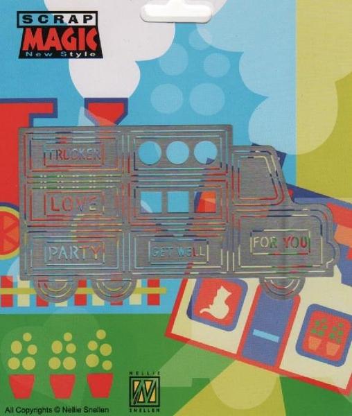 Scrap Magic New Style -  Template Lorry