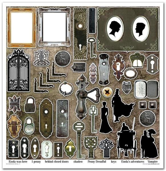 ITD Collection 12x12 Paper Pad Gothic Stories #039