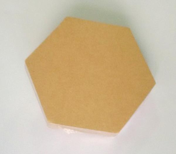 ScrapBerry's Papier Mache Coaster Hexagon