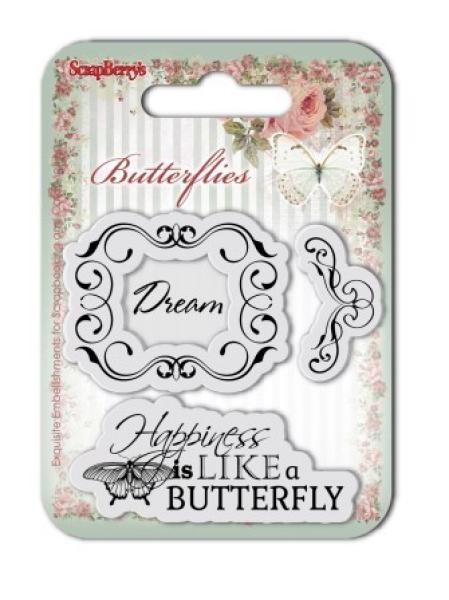 ScrapBerry´s Clear Stamp Butterflies No. 2
