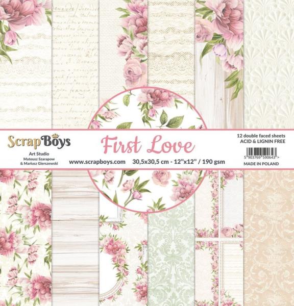 ScrapBoys 12x12 Paper Pack First Love
