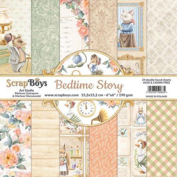 ScrapBoys 6x6 Paper Pack Bedtime Story