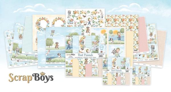 ScrapBoys 8x8 Paper Pack Bedtime Story