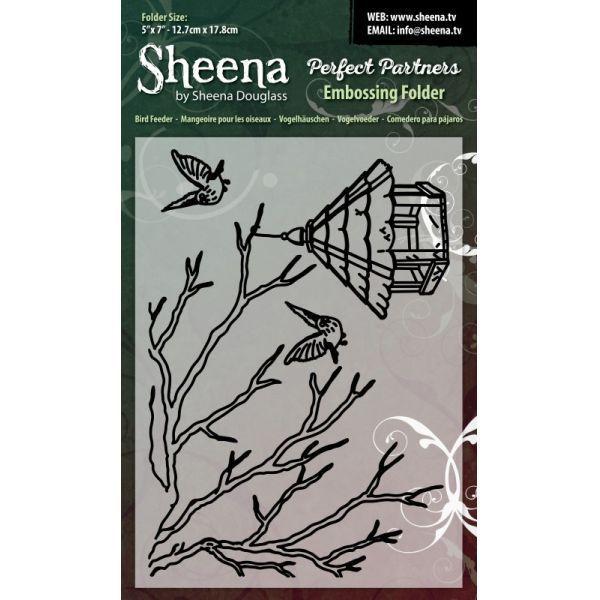 Sheena Douglass 5” x 7” Embossing Folder Bird Feeder