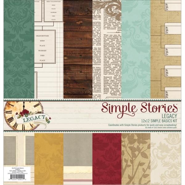 Simple Stories 12" X 12" Collection Kit Legacy