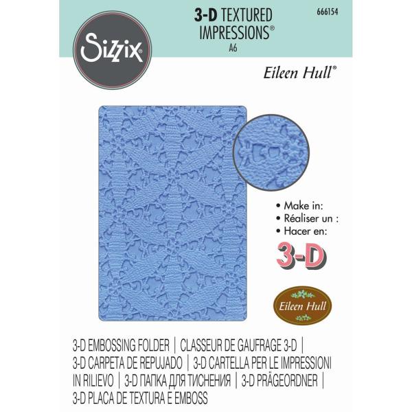 Sizzix 3D Textured Impressions Embossing Tablecloth 666154