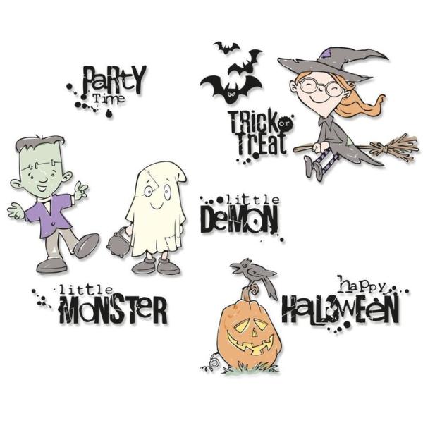 Sizzix Clear Stamps Fright Night! #664476