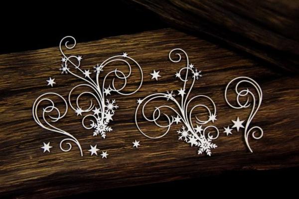 SnipArt Chipboard Frosty Moments Snowflake #24025