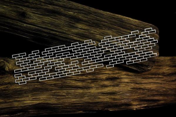 SnipArt Chipboard Background Bricked Wall #42122