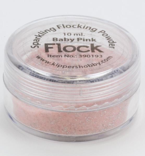 Sparkling Flock Powder Baby Pink (Rosa)