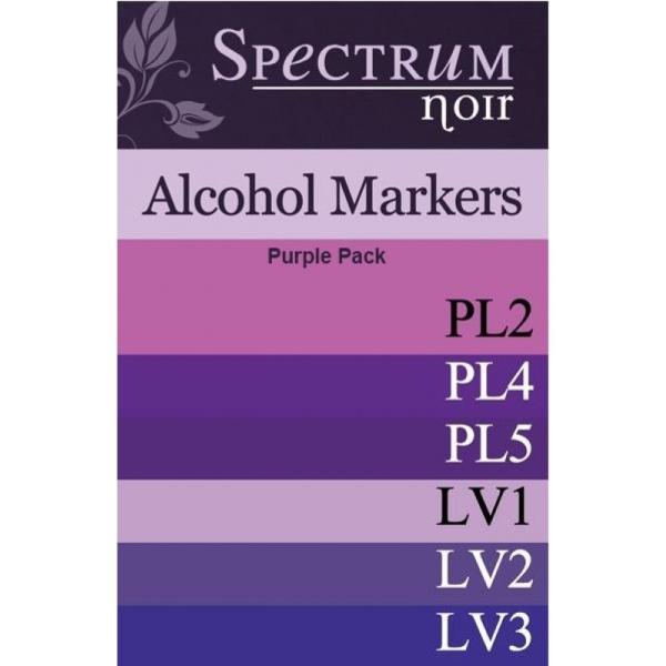 SALE Spectrum Noir 6 Pen Box Set Purple