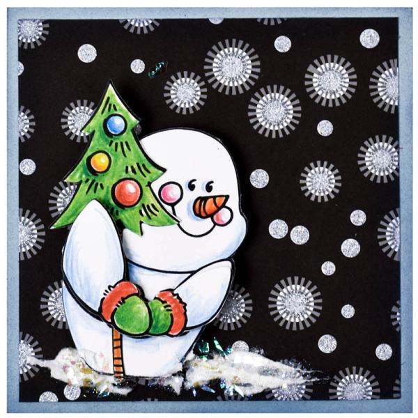 Stampendous Cling Rubber Stamp Winter Friends