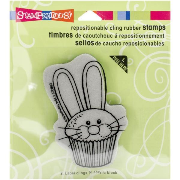 Stampendous Cling Stamp Easter Cupcake