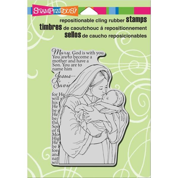 Stampendous Cling Stamp Mother Mary