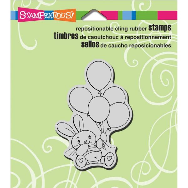 Stampendous Fran's Cling Stamp Balloon Bunny
