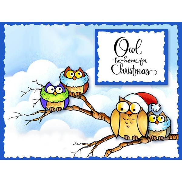 Stampendous Set Owl Be Home