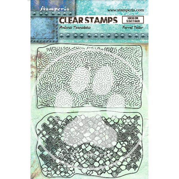 Stamperia Songs of the Sea Clear Stamp Texture #WTK183