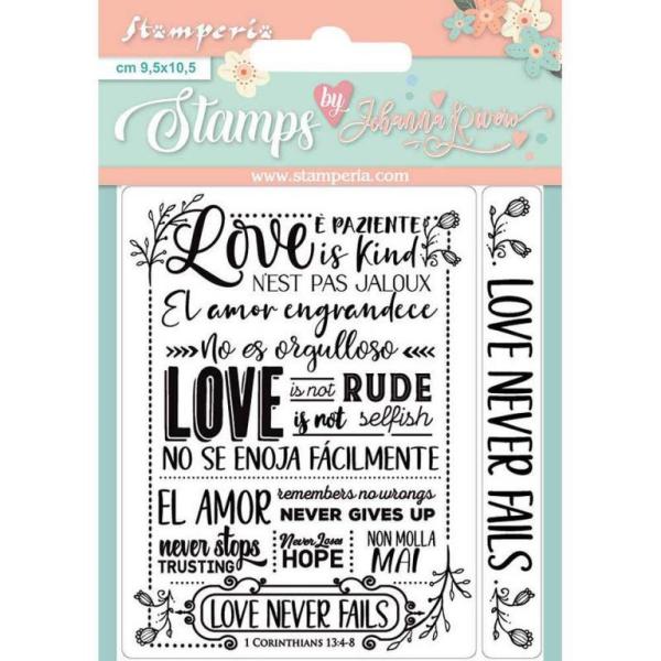 Stamperia Clear Stamp Love Never Fails #27