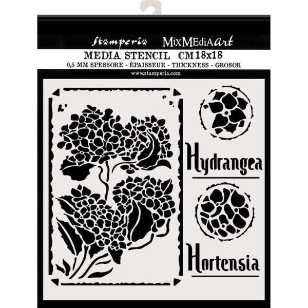 Stamperia Stencil Hortensia Frames #44