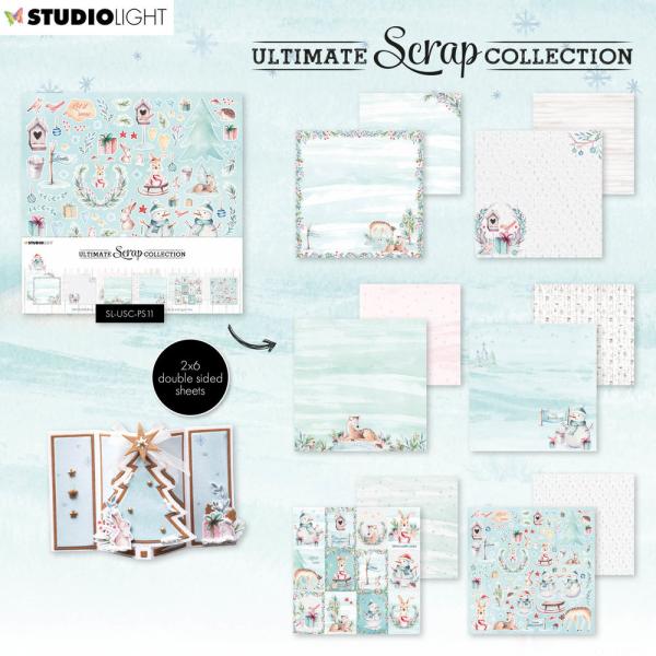 Studio Light 12x12 Paper Ultimate Scrap Christmas Collection