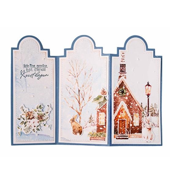 Studio Light House Card Christmas Essentials Cutting Dies #552