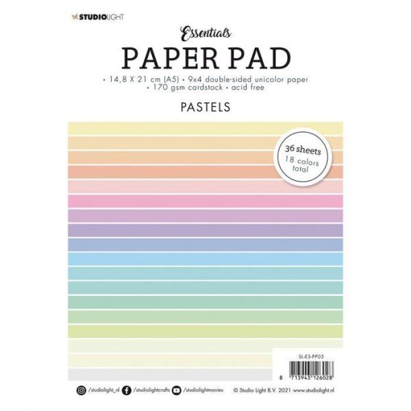Studio Light A5 Mixed Media Paper Pad Essential Pastels 05