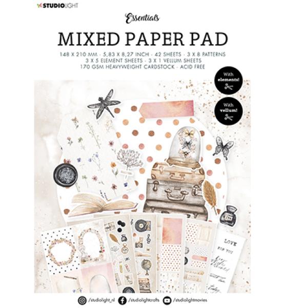 Studio Light Mixed Paper Pad Pattern Paper Essentials nr.12