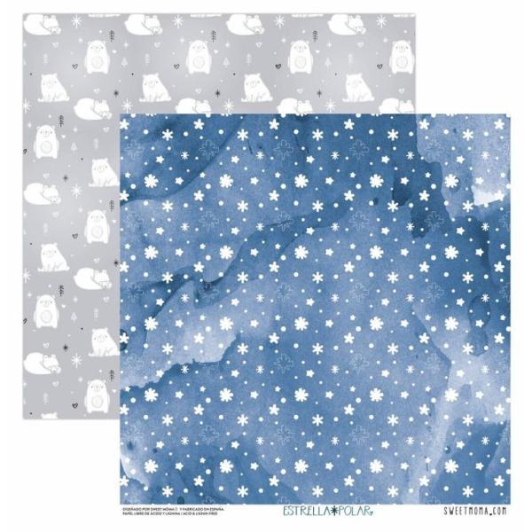 SALE Sweet Möma Paper Pad 12x12 Estrella Polar #15