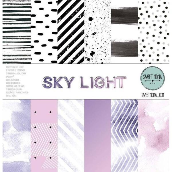 Sweet Möma Paper Pad 12x12 Sky Light #04