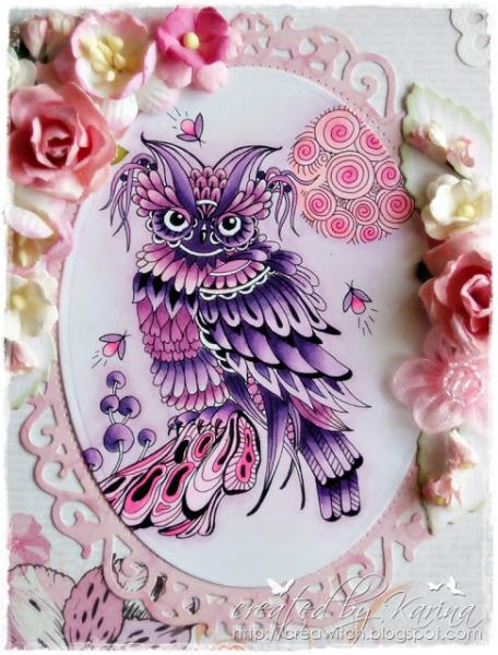 Sweet Pea Stamps Firefly Friends Owl