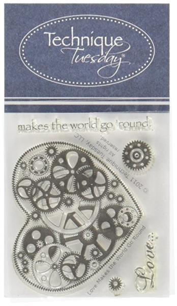 Technique Tuesday Clear Stamp Love Makes the World go Around