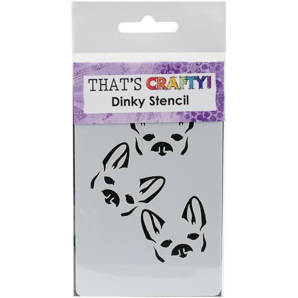 That's Crafty Dinky Stencil Cheeky Dog #079