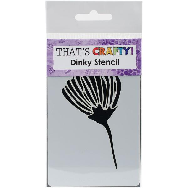 That's Crafty Dinky Stencil Flower #080