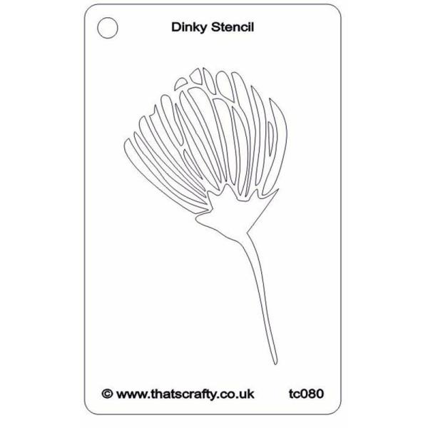 That's Crafty Dinky Stencil Flower
