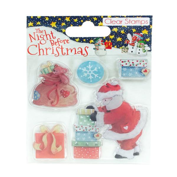 The Night Before Christmas Clear Stamp Santa