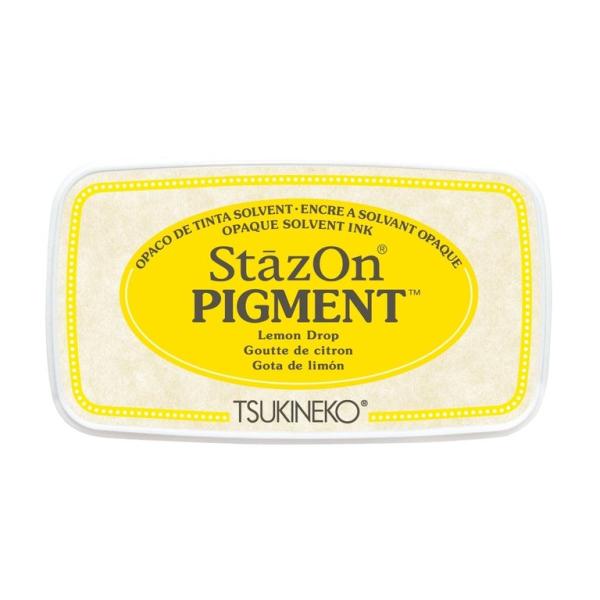 Tsukineko StazOn Pigment Ink Pad Lemon Drop #091